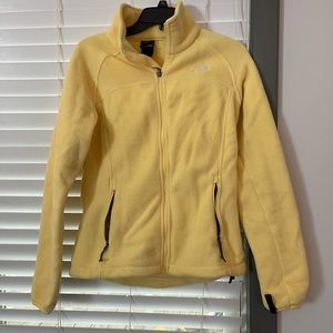 North face jacket size small. Yellow